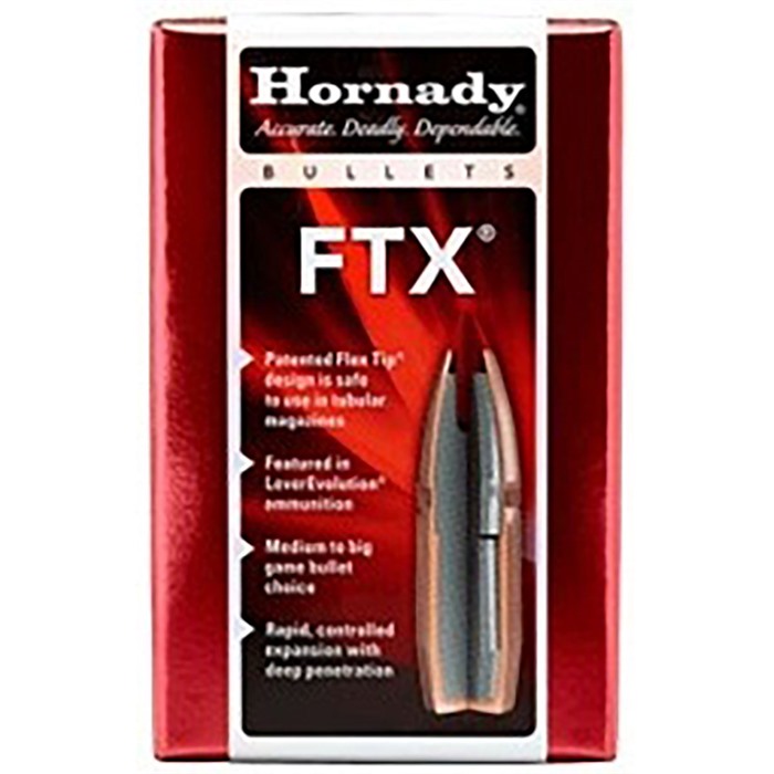 30 CALIBER (.308”) 135 GRAIN FTX BULLETS FTX .30 CAL. (0.308”) 135GR POLYMER TIP W/CANNELURE 100/BOX 30 CALIBER (.308”) 135 GRAIN FTX BULLETS FTX .30 CAL. (0.308”) 135GR POLYMER TIP W/CANNELURE 100/BOX
