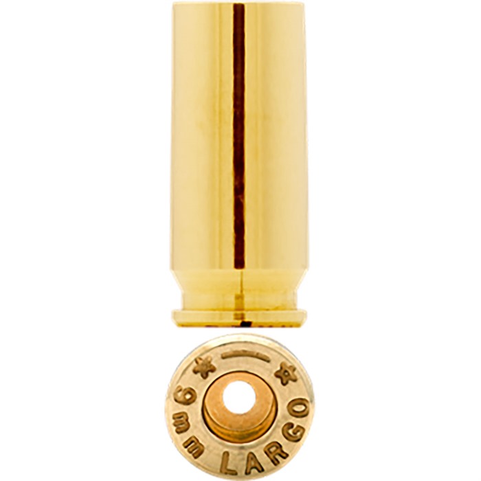 9MM LARGO BRASS 9MM LARGO BRASS 100/BAG 9MM LARGO BRASS 9MM LARGO BRASS 100/BAG