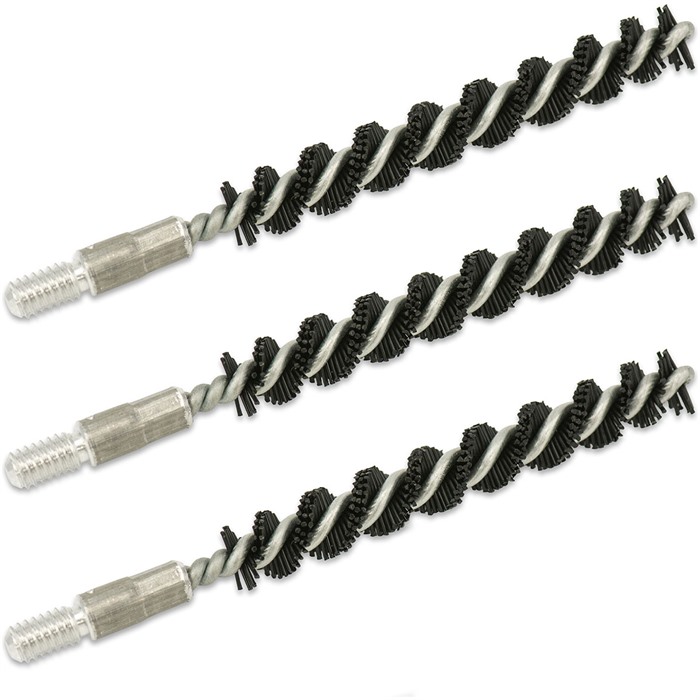 PROOF POSITIVE NYLON BORE BRUSHES 6MM NYLON BORE BRUSH 3/PACK PROOF POSITIVE NYLON BORE BRUSHES 6MM NYLON BORE BRUSH 3/PACK