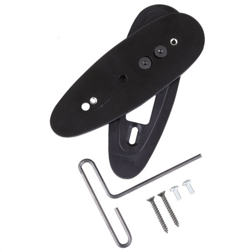 SHOTGUN THROUGH-THE-PAD STOCK ADJUSTER THROUGH-THE-PAD STOCK ADJUSTER BLACK ALUMINUM