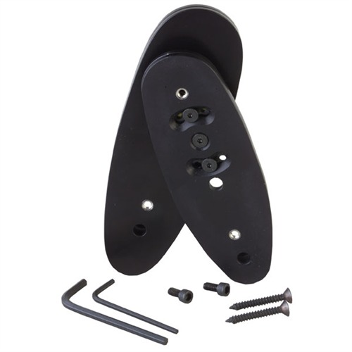 SHOTGUN BUTT PLATE STOCK ADAPTER BUTT PLATE STOCK ADJUSTER BLACK ALUMINUM
