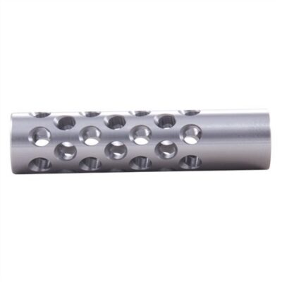 #1 MUZZLE BRAKE 22 CALIBER #1 MUZZLE BRAKE 22 CALIBER 1/2-28 CHROME MOLY SILVER