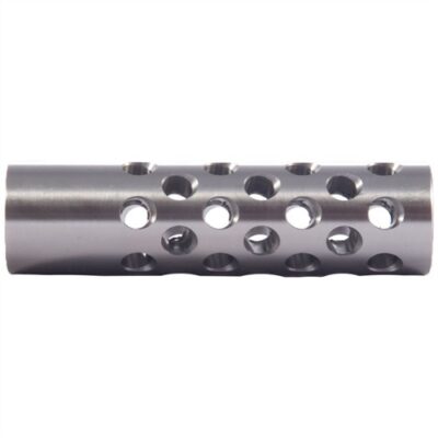 #2 MUZZLE BRAKE 22 CALIBER #2 MUZZLE BRAKE 22 CALIBER 9/16-24 CHROME MOLY SILVER