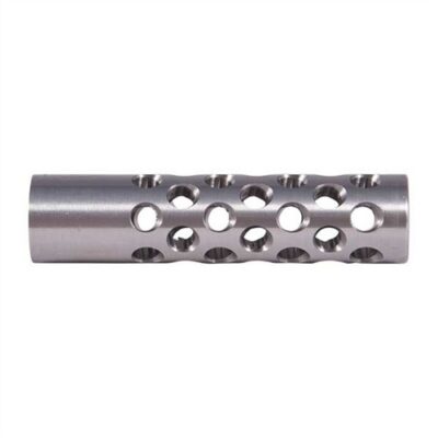 #1 MUZZLE BRAKE 22 CALIBER #1 MUZZLE BRAKE 22 CALIBER 1/2-28 SS SILVER
