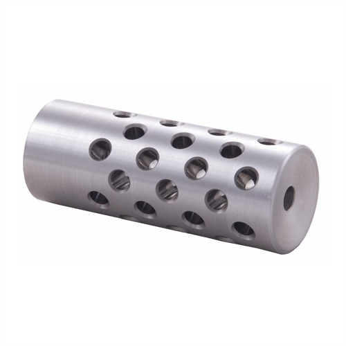#4 MUZZLE BRAKE 22 CALIBER #4 MUZZLE BRAKE 22 CALIBER 5/8-24 SS SILVER #4 MUZZLE BRAKE 22 CALIBER #4 MUZZLE BRAKE 22 CALIBER 5/8-24 SS SILVER