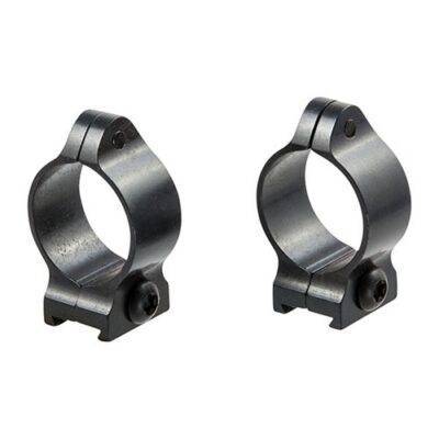 FIXED SCOPE RINGS 1” LOW SATIN BLUE RINGS