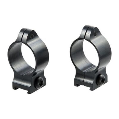 FIXED SCOPE RINGS 1” MEDIUM SATIN BLUE RINGS
