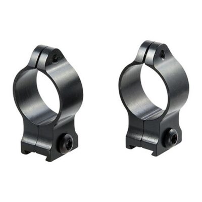 FIXED SCOPE RINGS 1” HIGH SATIN BLUE RINGS