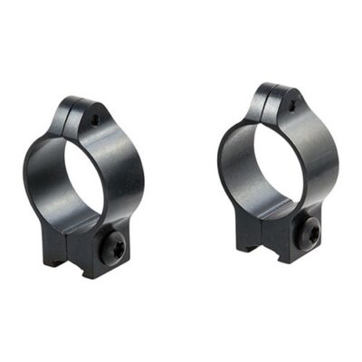 RIMFIRE SCOPE RINGS 1” LOW (0.35”) 11MM DOVETAIL RINGS, BLACK