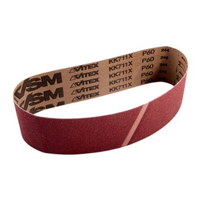 SANDING BELTS 60 GRIT 3” (7.6CM) X 25 7/32” (64CM)
