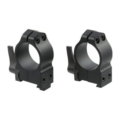 CZ 550 QUICK DETACH SCOPE RINGS 1” MEDIUM (0.925”) QD 19MM DOVETAIL RINGS, BLACK