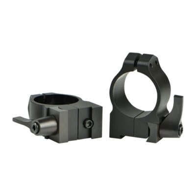 CZ 550 QUICK DETACH SCOPE RINGS 30MM MEDIUM (1.015”) QD 19MM DOVETAIL RINGS, BLACK