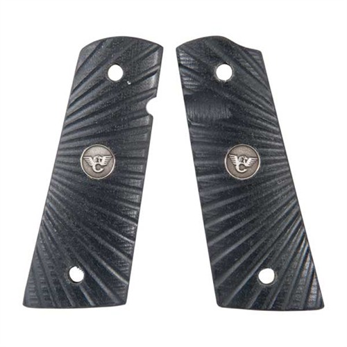 1911 G10 GRIPS FULLSIZE, BLK G10, STARBURST, FLAT GRIP 1911 G10 GRIPS FULLSIZE, BLK G10, STARBURST, FLAT GRIP