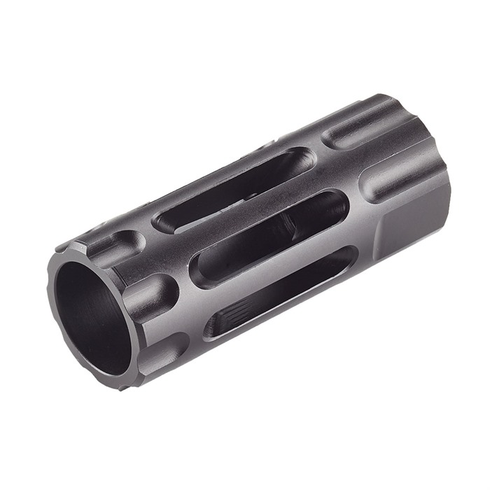 AR-15 MUZZLE BRAKE Q-COMP MUZZLE BRAKE Q-COMP 5/8-24 STEEL BLACK AR-15 MUZZLE BRAKE Q-COMP MUZZLE BRAKE Q-COMP 5/8-24 STEEL BLACK