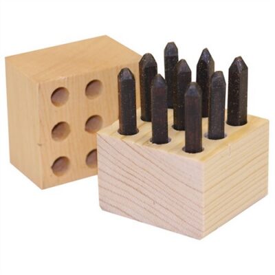 STEEL ALHPABET LETTERS & FIGURES – 1/16” 1/16” FIGURE STAMP SET
