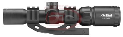 Aim Sports JTMR2 Recon 1.5-4x 30mm Obj 36.6 ft @ 100 yds FOV 30mm Tube Black Mat