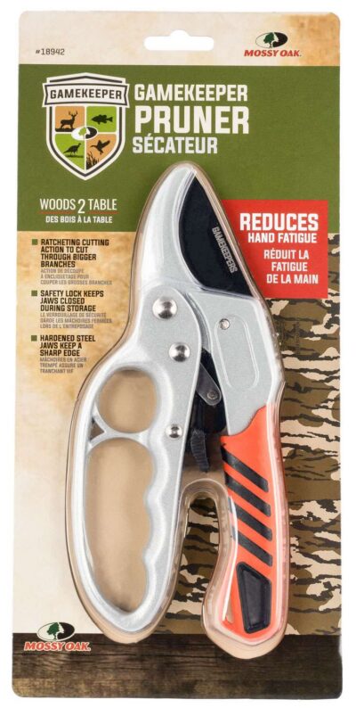 Allen 18942 Mossy Oak Gamekeeper Pruner Steel Black/Orange