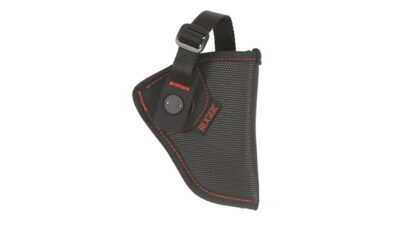 Allen 27100 Ruger Firebird MQR Black w/Red Logo Endura Belt Ruger LCR, LCRX Righ