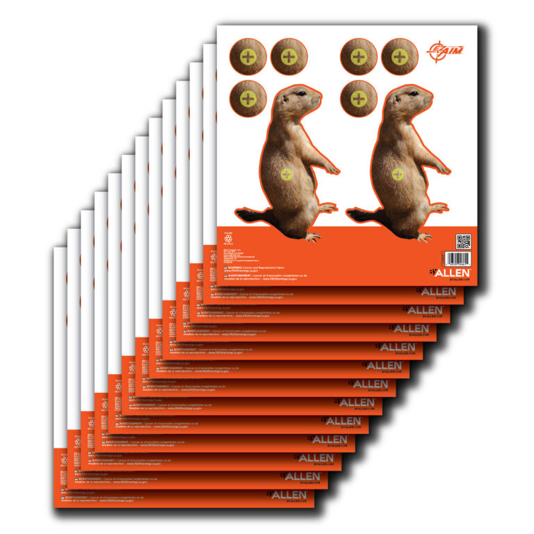 Allen 15210 EZ Aim Paper 8″ x 8″ Prairie Dog 12 Pack Allen 15210 EZ Aim Paper 8″ x 8″ Prairie Dog 12 Pack