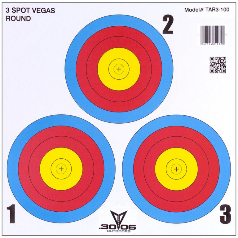 30-06 Paper Targets 3 Spot Vegas 100 pk. 30-06 Paper Targets 3 Spot Vegas 100 pk.