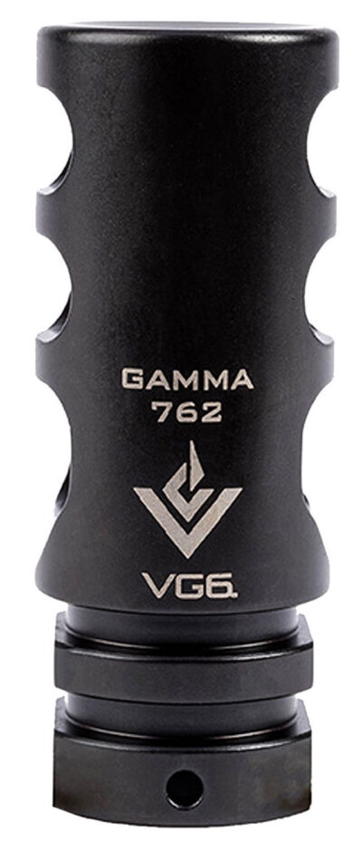 Aero Precision APVG100007A VG6 Gamma 7.62mm Muzzle Brake 5/8″-24 tpi Black Nitri