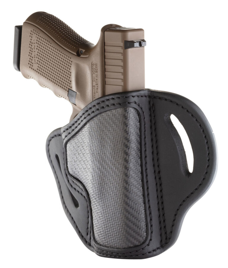 1791 Gunleather CFBH21SBLR BH2.1 Glock 17/S&W Shield/Springfield XD9 Black Leath