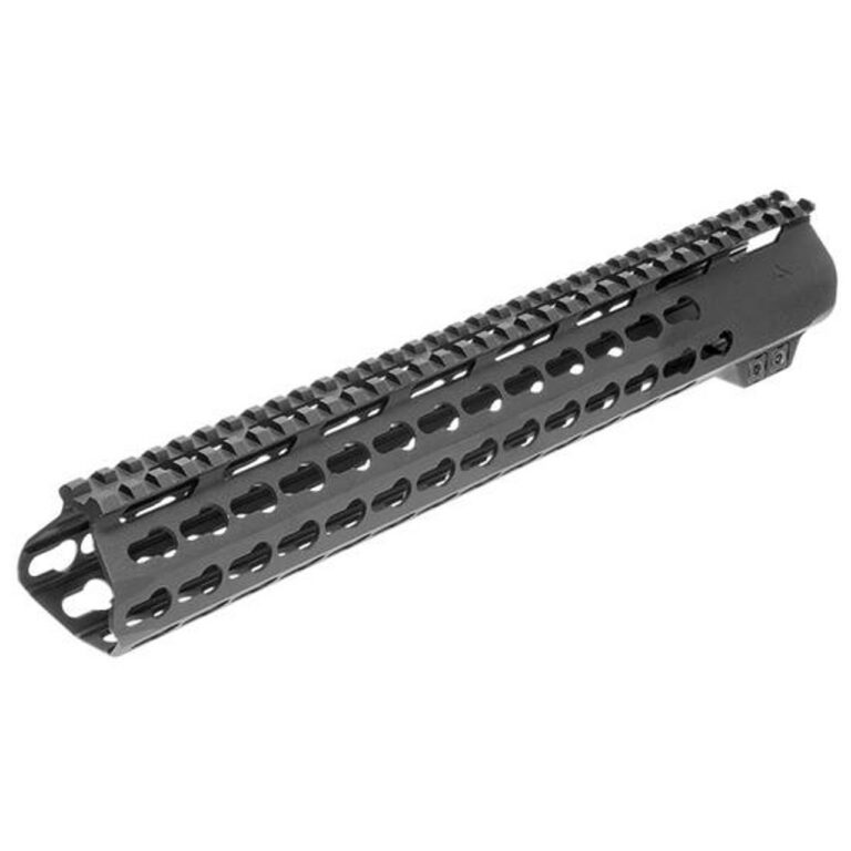 Aim Sports MTK13L308 AR Keymod Handguard Rifle 6061-T6 Aluminum Black Hard Coat Aim Sports MTK13L308 AR Keymod Handguard Rifle 6061-T6 Aluminum Black Hard Coat