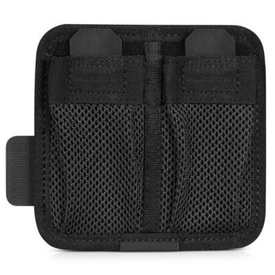 Savior Battery Holder w/ Hook Backing – 2 Slot – Black