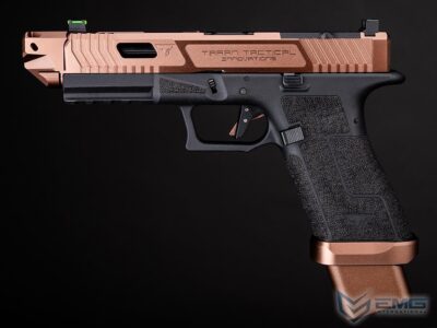 EMG x TTI CNC Ballerina Gas Blowback Airsoft Pistol – Bronze – Gun Only
