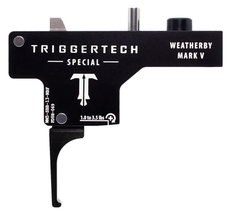 TriggerTech WM5SBB13NBF Special Single-Stage Flat Trigger with 1-3.50 lbs Draw Weight & Black PVD Finish for Weatherby Mark V TriggerTech WM5SBB13NBF Special Single-Stage Flat Trigger with 1-3.50 lbs Draw Weight & Black PVD Finish for Weatherby Mark V
