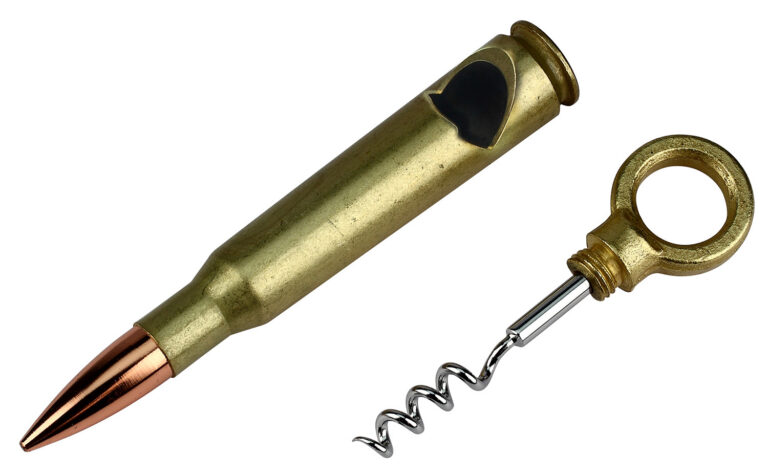 Caliber Gourmet CBG1003 Cork Screw Brass/Copper 50 Caliber Shell 50 Caliber Bullet Caliber Gourmet CBG1003 Cork Screw Brass/Copper 50 Caliber Shell 50 Caliber Bullet