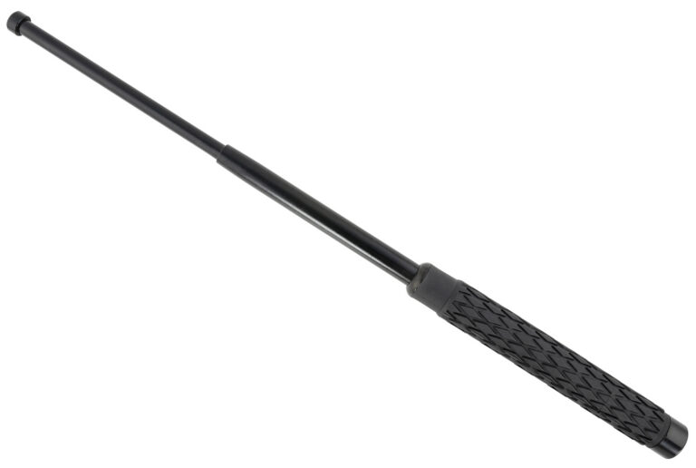 Uzi Accessories IMPEXP21 Civilian Protection Issue 21″ Expandable Black HRC 15/16 Steel Black Textured Includes Sheath Uzi Accessories IMPEXP21 Civilian Protection Issue 21″ Expandable Black HRC 15/16 Steel Black Textured Includes Sheath
