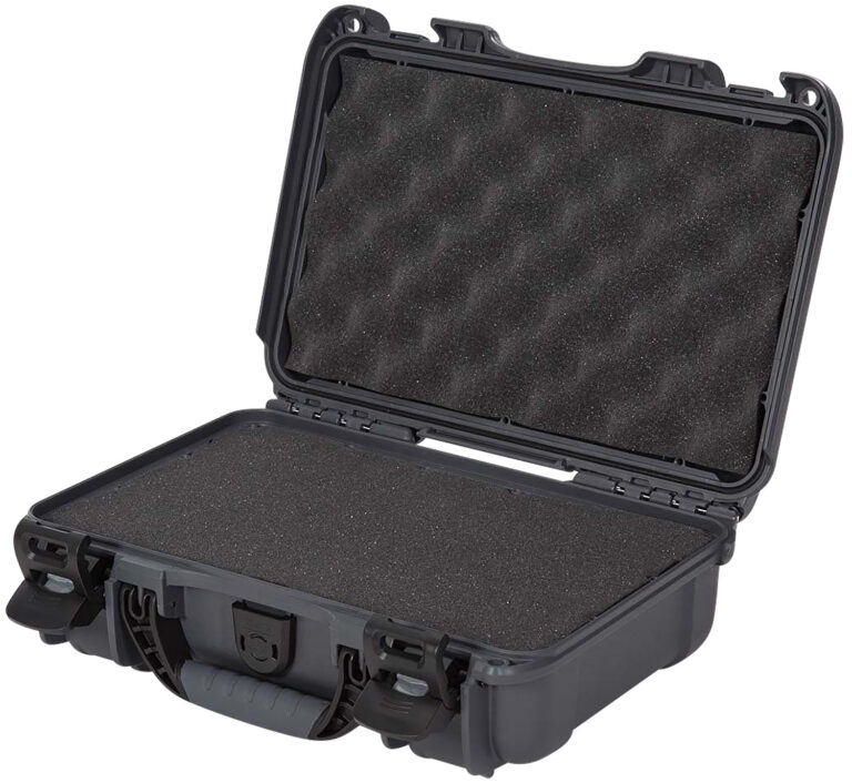 Nanuk 9091007 909 Waterproof & Airline Approved Graphite Resin w/ Cubed Foam 11.44″ L x 7″ W x 3.68″ H Interior Dimensions Nanuk 9091007 909 Waterproof & Airline Approved Graphite Resin w/ Cubed Foam 11.44″ L x 7″ W x 3.68″ H Interior Dimensions