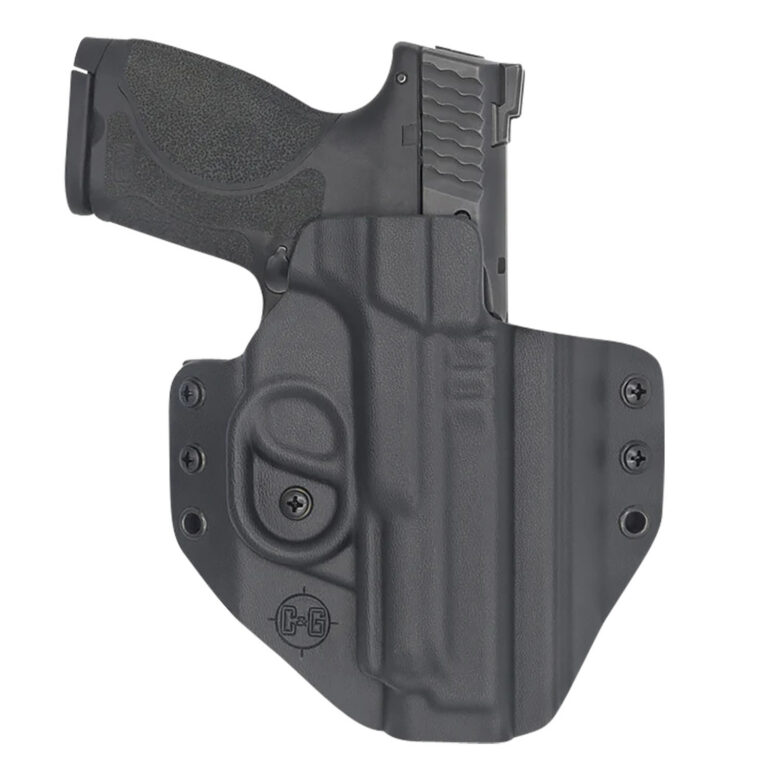 C&G Holsters 0566100 Covert  OWB Black Kydex Belt Loop Fits S&W M&P 9/40 4.25″