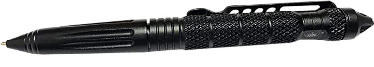 Uzi Accessories UZITACPEN2BK UZI Defender Black Aluminum Self Defense Pen Features Glass Breaker Uzi Accessories UZITACPEN2BK UZI Defender Black Aluminum Self Defense Pen Features Glass Breaker