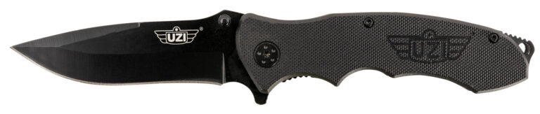 Uzi Accessories UZKFDR006 UZI Responder VI Black, Stainless-Steel Blade Uzi Accessories UZKFDR006 UZI Responder VI Black, Stainless-Steel Blade
