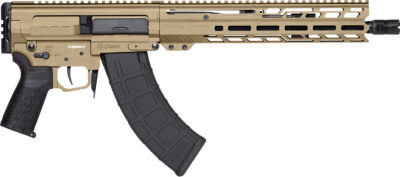 CMMG 86A8E0BCT Dissent MK47 7.62x39mm 30+1 12.50″ Black Nitride Threaded Barrel, M-LOK Handguards, Coyote Tan Cerakote Aluminum Picatinny Rail Receiver