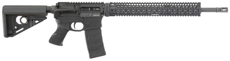 Larue Tactical LT1555618QUAD LT15  Quad Rail 5.56 30+1 18″ Stealth Barrel Black Right Hand