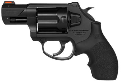 DB SDR 357 Mag 2″ SA/DA FO Hogue Blk 6rd