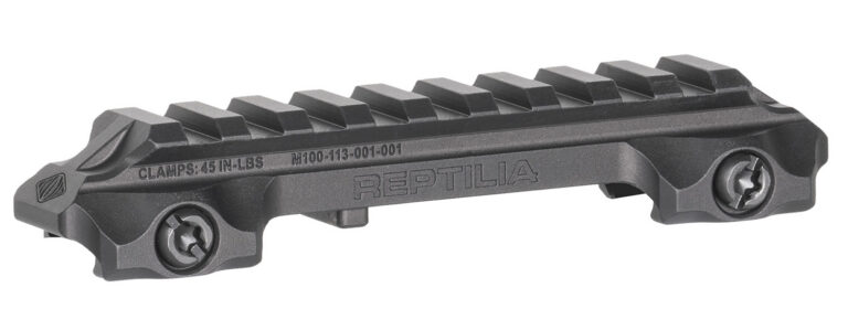 Reptilia LLC 100270 RMU Mount 9 Slot Black 7075-T6 Aluminum Mil-Spec 1913 Picatinny Rail Mount Reptilia LLC 100270 RMU Mount 9 Slot Black 7075-T6 Aluminum Mil-Spec 1913 Picatinny Rail Mount
