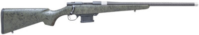 Howa HCE6ARCGRN 1500 Carbon Elevate 6mm ARC 20″ Carbon Fiber Wrapped Threaded Barrel, Black Drilled & Tapped Steel Receiver, Fixed Stocky’s OD Green w/Black Webbing Synthetic Stock, Right Hand