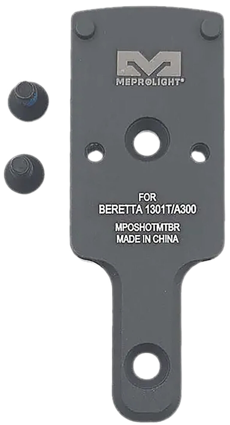Meprolight USA 901141041 Optics Plate Shotgun Matte Black Aluminum Beretta 1301T/A300 RMR Footprint Meprolight USA 901141041 Optics Plate Shotgun Matte Black Aluminum Beretta 1301T/A300 RMR Footprint