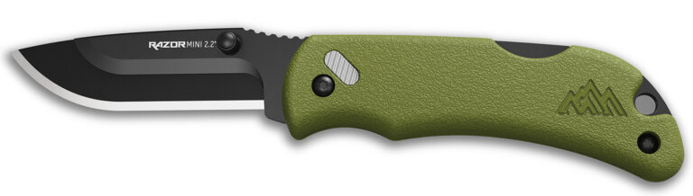 Outdoor Edge RMG222C RazorMini 2.20″ Folding Plain 420J2 SS Blade OD Green ABS Polymer Handle Outdoor Edge RMG222C RazorMini 2.20″ Folding Plain 420J2 SS Blade OD Green ABS Polymer Handle
