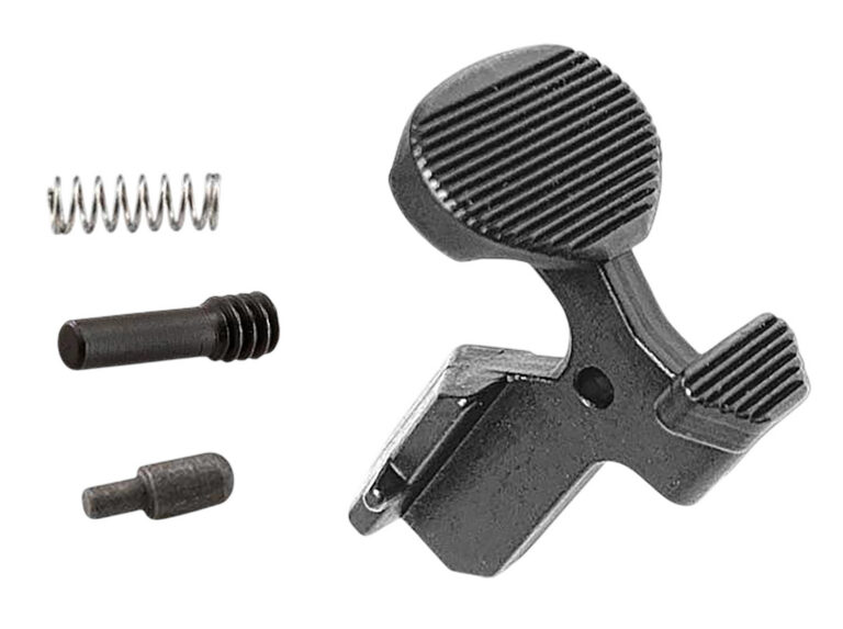Luth-ar LR-BC308A The Paddle Bolt Catch Assembly Black Steel Luth-ar LR-BC308A The Paddle Bolt Catch Assembly Black Steel