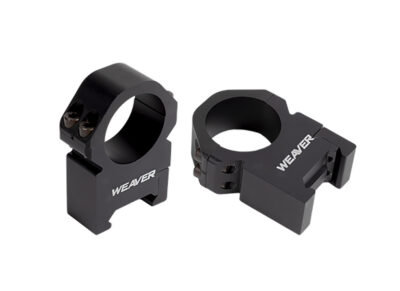 Weaver Mounts 48384 Precision  Black Aluminum 1″ Tube Extra Extra High