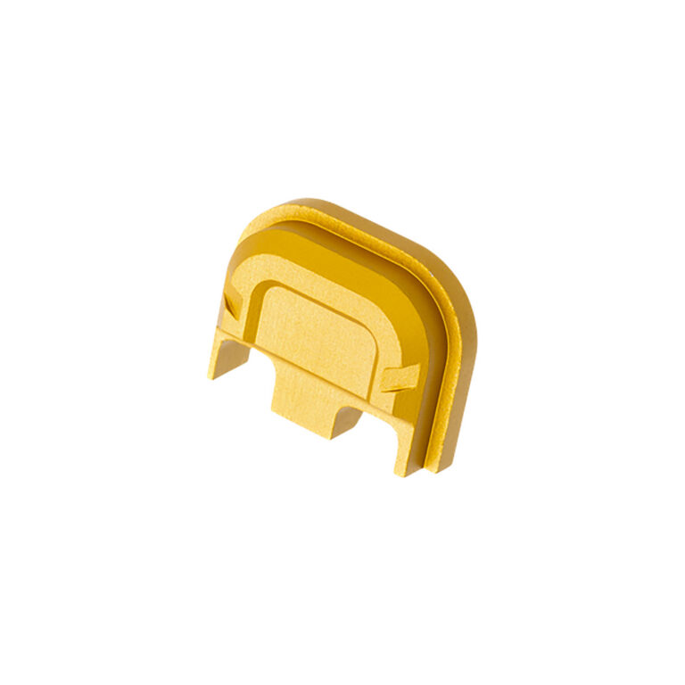 Tyrant CNC TDG5SPGLD Slide Cover Plate Chevron Design Glock Gen5 Gold Aluminum Tyrant CNC TDG5SPGLD Slide Cover Plate Chevron Design Glock Gen5 Gold Aluminum