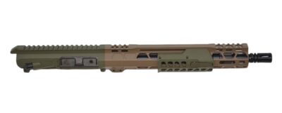 Bilson Arms P7UFSFG10R1 BA-15FCP  338 ARC 10+1 12.50″ Threaded Barrel, Flat Dark Earth/Sniper Green Cerakote Aluminum Receiver w/Picatinny Rail, M-LOK Handguard