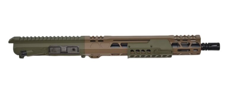 Bilson Arms P7UFSFG10R1 BA-15FCP 338 ARC 10+1 12.50″ Threaded Barrel, Flat Dark Earth/Sniper Green Cerakote Aluminum Receiver w/Picatinny Rail, M-LOK Handguard Bilson Arms P7UFSFG10R1 BA-15FCP 338 ARC 10+1 12.50″ Threaded Barrel, Flat Dark Earth/Sniper Green Cerakote Aluminum Receiver w/Picatinny Rail, M-LOK Handguard