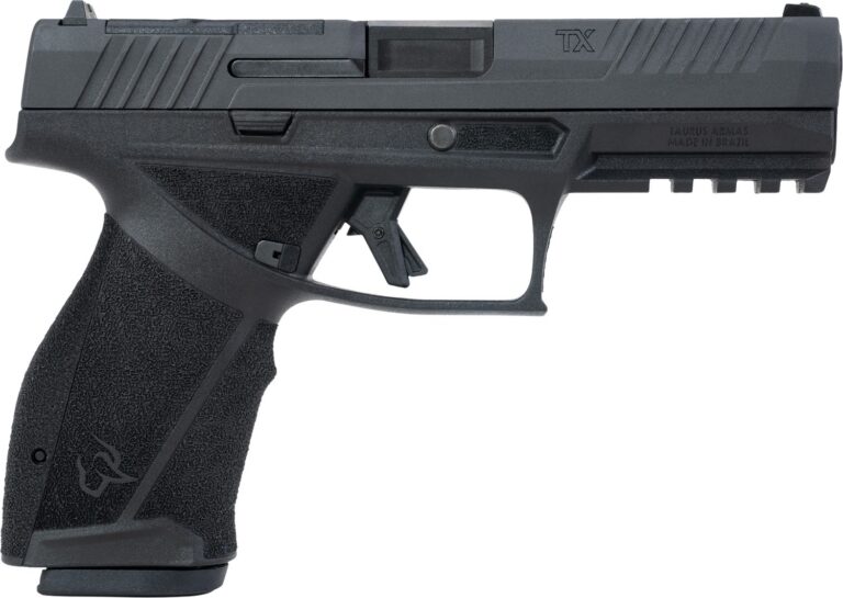 Taurus TX 9 Full Size 9mm Luger 17+1 4.50″ Black Barrel, Black Nitride Alloy Steel Optic Ready/Serrated Slide, Black Stainless Steel Frame w/Picatinny Rail, Interchangeable Backstrap Grip Taurus TX 9 Full Size 9mm Luger 17+1 4.50″ Black Barrel, Black Nitride Alloy Steel Optic Ready/Serrated Slide, Black Stainless Steel Frame w/Picatinny Rail, Interchangeable Backstrap Grip