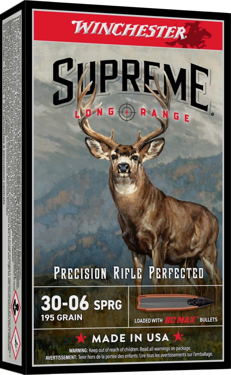 WINCHESTER 30-06 SPRG 195 GR BC MAX 20RD/BX 10BX/CS